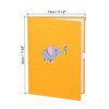 Unique Bargains Elephant Thickened Paper 3D Funny Birthday Cards for Best Friends Gift - 2 of 4