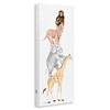 Stupell Industries Cute Stacked Jungle Savanna Animals Wildlife Standing Canvas Art, 13" x 30" - 2 of 4