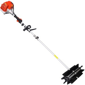 SEVOBAL Snow Blowers Gasoline Broom Sweeper with High Power Engine for All Season Outdoor Cleaning Tasks, Orange, 79.5"*24"*10.5" - 1 of 4