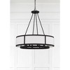 Crystorama Lighting Bryant 8 - Light Chandelier in  Black Forged - 4 of 4