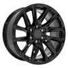 OE Wheels CA90 20 Inch Rim Fits Escalade Style 6x139.7 20x9 Gloss Black - Hollander 4875 (1) - 3 of 4