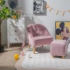 Costzon Kids Couch, Toddler Armrest Chair with Lion Pattern, Sturdy Wood Frame & Lightweight Design, Sofa for Ages 1–5 (Lion) - 2 of 4