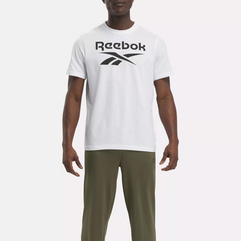 Reebok Reebok Identity Big Stacked Logo T-shirt L White / Black