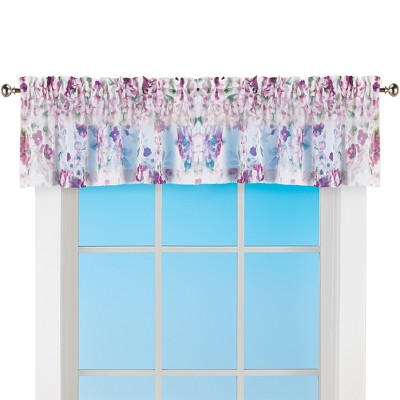 Collections Etc Floral Sheer Valance : Target