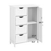 GDFStudio Lior Modern 22" Bathroom Storage Cabinet with Adjustable Shelve and 4 Drawers - 3 of 4
