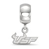 Black Bow Jewelry Sterling Silver South Florida Bulls NCAA Bead Charm - 2 of 3