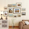 Attop 8x10 Picture Frame Set of 4, Vintage Photo Frame for Wall or Tabletop, Display 5x7 Pictures with Mat or 8x10 - 2 of 4