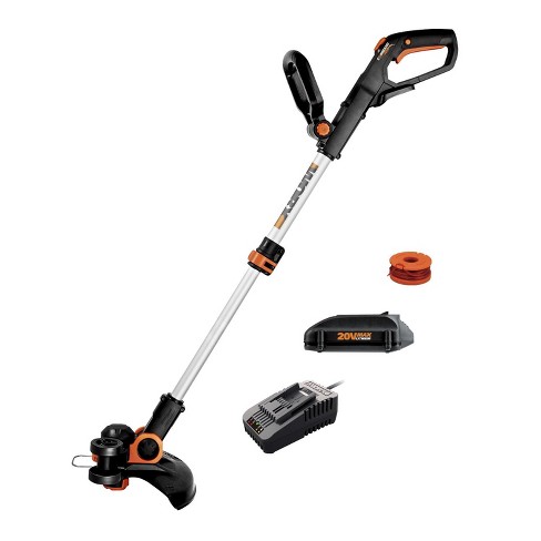 BLACK+DECKER 20-volt Max 10-in Straight Shaft String Trimmer (Battery  Included) in the String Trimmers department at