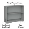 RiverRidge Kids' Playroom Horizontal Toy Organizer Bookshelf with Open Storage Shelves with 4 Fabric Bins - 3 of 4