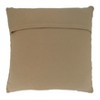 Saro Lifestyle Striped Pillow - Down Filled, 20" Square, Natural - 2 of 3