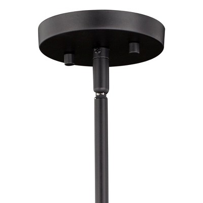 Cinta Vine-Inspired Mini Pendant with Seeded Glass in Oil Rubbed Bronze