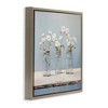 Stupell Industries Country Jar Bouquet Trio Floating Frame Canvas Art - 2 of 4