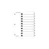 Cardinal Traditional OneStep Index System 10-Tab 1-10 Letter White 10/Set 61013 - 3 of 3