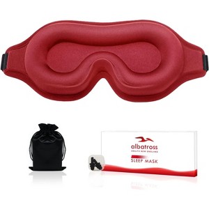 Weighted Eye Mask for Sleeping for Men and Women, Ideal for Lash Extensions, Travel Blackout Night Blindfold with Adjustable Strap - 1 of 4