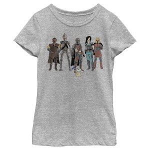 Girl's Star Wars The Mandalorian Farewell on Nevarro T-Shirt - 1 of 4