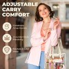 Generic Clear Bag for Stadium Events - Large Transparent Tote with Zippered Top, Mesh Side Pocket & Reinforced Handles - Clear Purse - 4 of 4