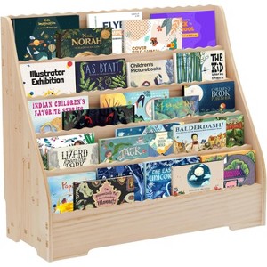 5-Tier Kids Bookshelf, Toddler Bookshelves with Deep Magazine Rack, Kids Storage Organizer for Nursery, Kids Room - 1 of 4