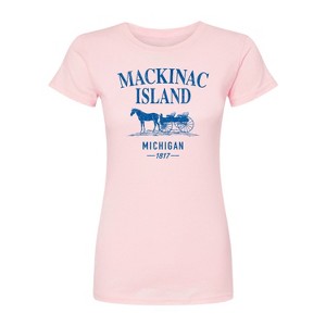Women's - Instant Message - Mackinac Island Fitted Graphic T-Shirt - 1 of 2