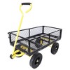 CAVINAS Multi-Functional Rolling Cart,Heavy-Duty Wagon Cart with All-Terrain Wheels,Utility Cart for Garden Camping Shopping - 2 of 4