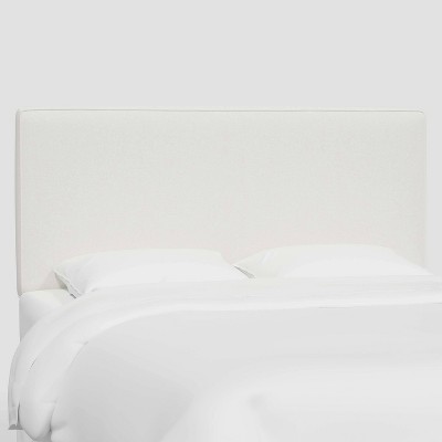 King Kelsey Headboard In Textured Linen Zuma White - Threshold ...