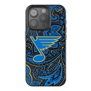 NHL Western Conference Teams Paisley Bling Cell Phone Case for Apple iPhone - 1 of 4