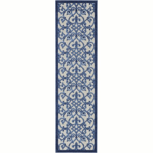 Nourison Aloha Contemporary Scroll Outdoor Rug - image 1 of 4