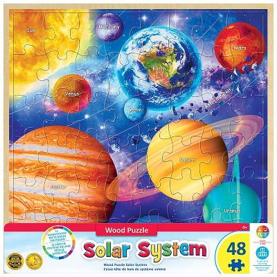 MasterPieces Inc Solar System 48 Piece Real Wood Jigsaw Puzzle