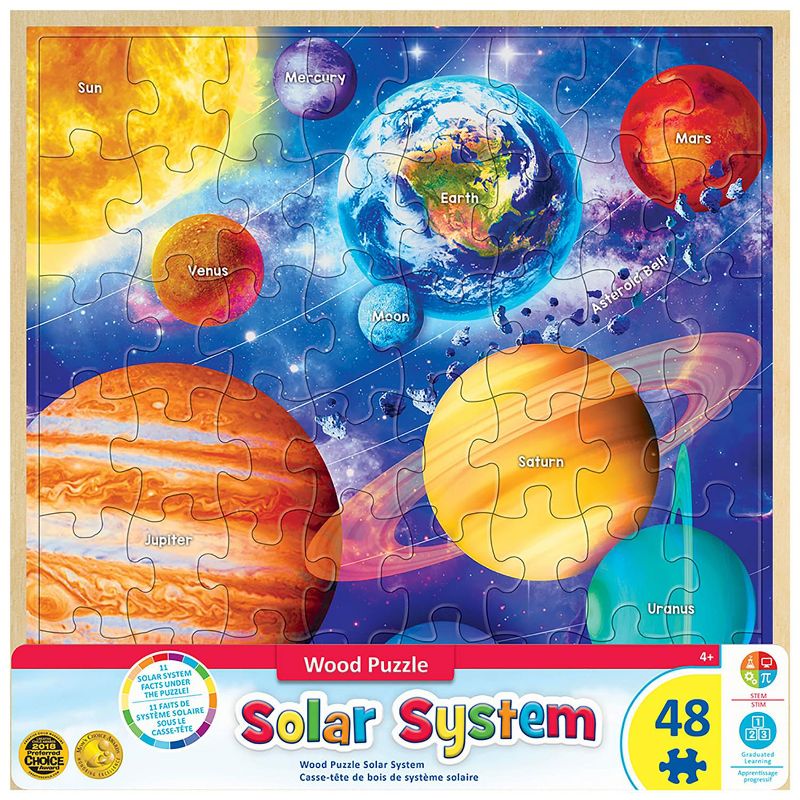 MasterPieces Inc Solar System 48 Piece Real Wood Jigsaw Puzzle, 1 of 7