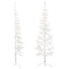 vidaXL Artificial Half Christmas Tree White - 70.9" - 4 of 4