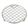 Unique Bargains Stainless Steel Round Cross Wire Barbecue Grill with Legs - 3 of 4