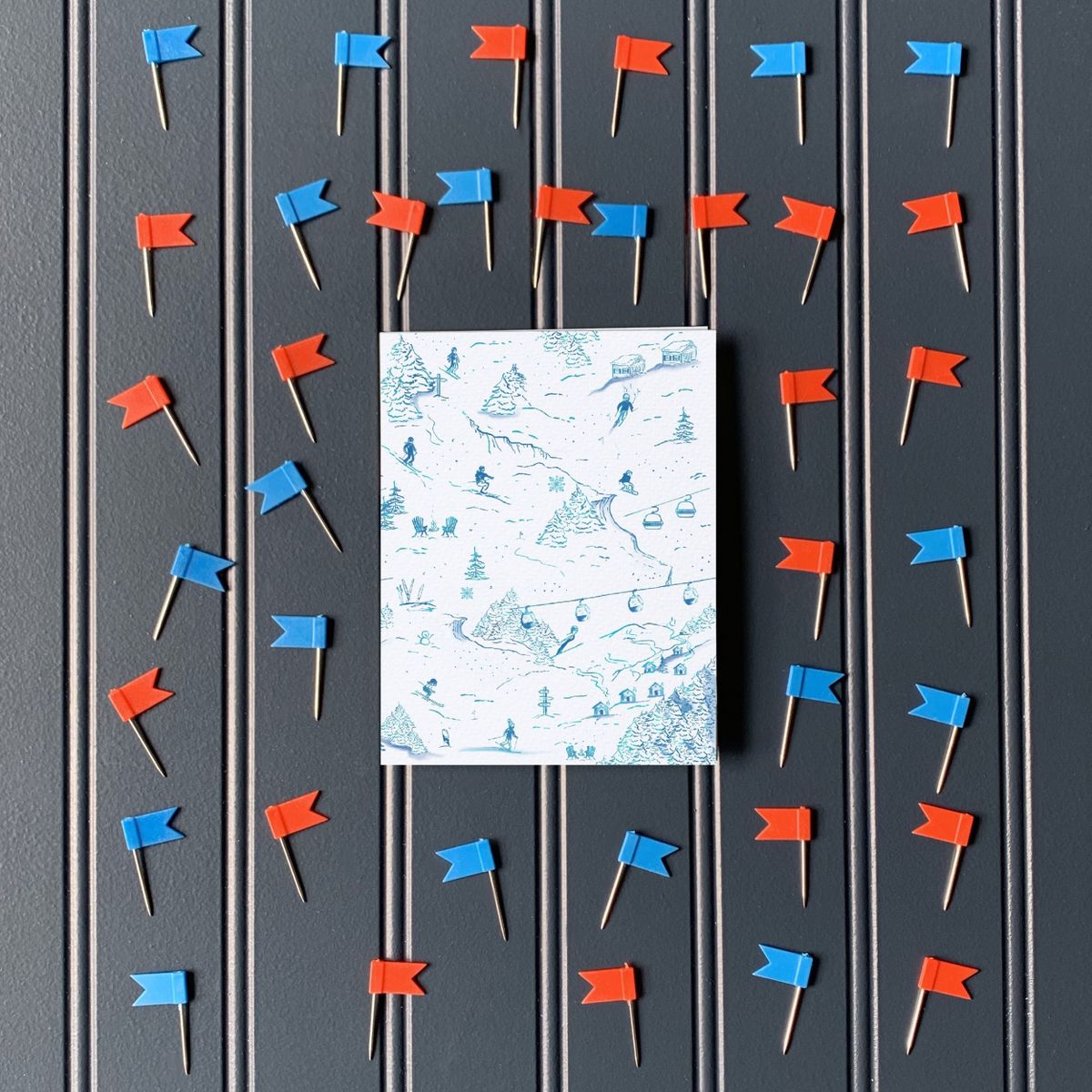 Winter Single-Design Set of Blank Greeting Cards by Ramus & Co (8-Pack) - thumbnail 8