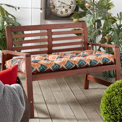 Kensington Garden 17x44 Solid Outdoor Bench Cushion Navy : Target