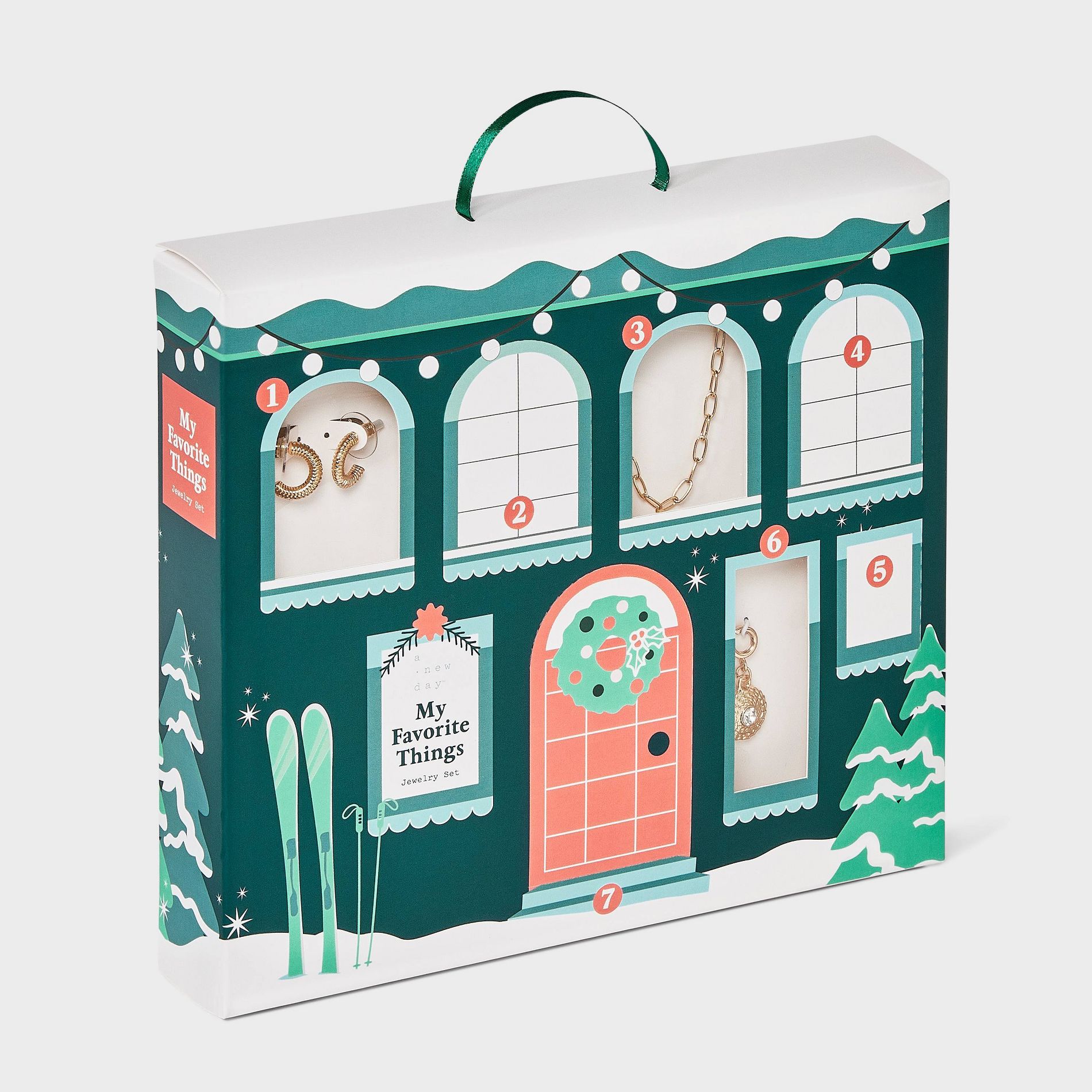 Pearl Jewelry Gift Set 7pc - A New Day™ Multi/Gold