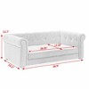 Racxily Elevated Pet Sofa for Small & Medium Dogs - Soft Linen Sofa with Backrest/Armrests, Modern Style, Easy to Clean - 2 of 4