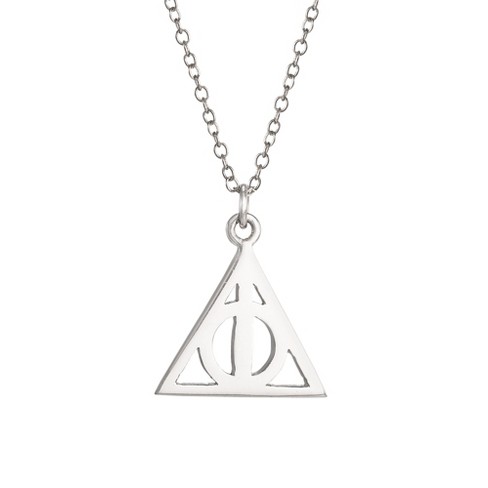 Harry potter deathly clearance hallows necklace sterling silver