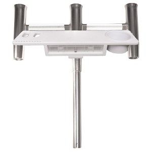 Taco Marine Deluxe Trident Rod Holder Cluster Straight with Tool Caddy - Model 17962083 - Boat Equipment - 1 of 1