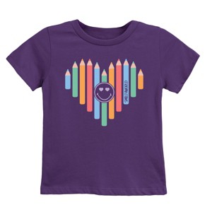 The Juniper Shop SmileyWorld Pencil Heart Youth Short Sleeve Tee - 1 of 4