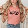 Simply Sage Market Women's One Loved Teacher Apple Short Sleeve Graphic Tee - 2 of 3