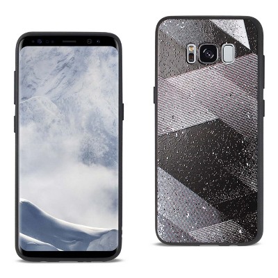 Reiko Samsung Galaxy S8 Design TPU Case with Shades of Oblique Stripes