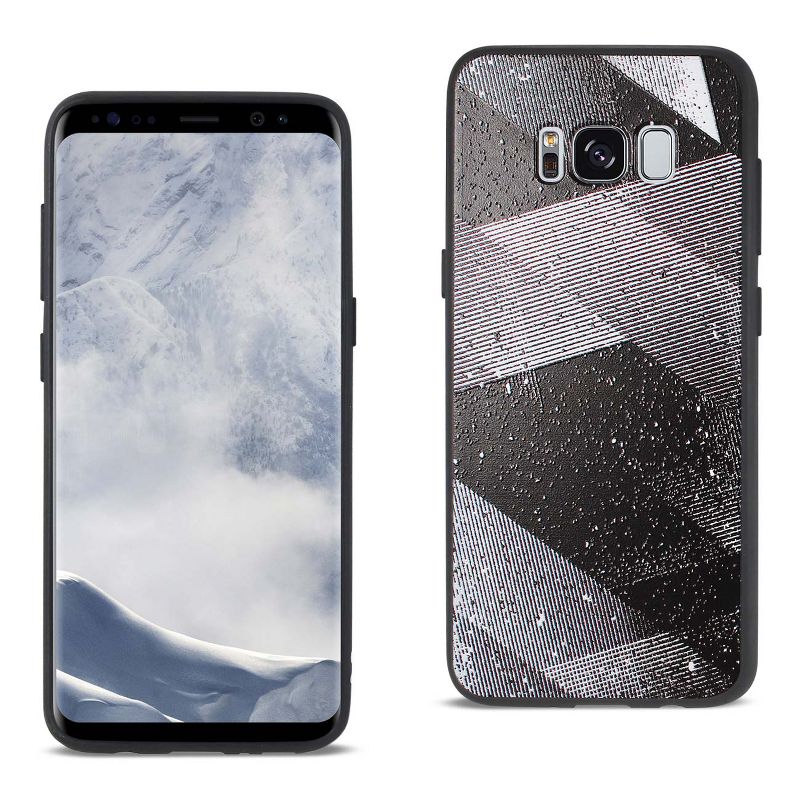 Reiko Samsung Galaxy S8 Design TPU Case with Shades of Oblique Stripes, 1 of 5