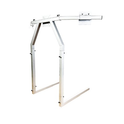 Abtivan Corporation GTA Model Simulator Cockpit Silver Frame Base Only Without Racing Seat Driving Gaming Simulator Cockpit with Gear Shifter Mount