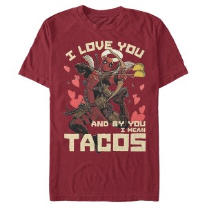 Men's Marvel Deadpool Taco Cupid T-Shirt - 1 of 4