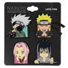 Naruto Team 7 Naruto Sasuke Uchiha Sakura Kakashi Hatake Enamel Lapel Pin 4 Set - 3 of 3