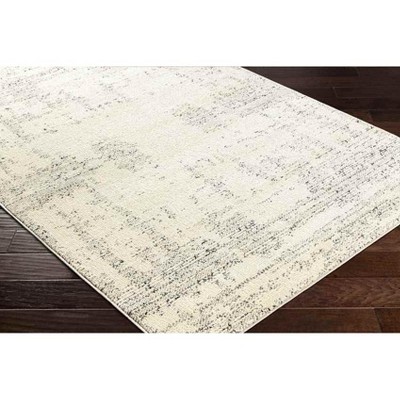 Glenview Manor Cream and Gray Rectangular Area Rug 2'2" x 3'9"