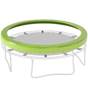Soozier 14FT Trampoline Spring Cover, Safety Trampoline Pad Replacement, Waterproof, Tear Resistant, All Weather Trampoline Accessories, Green - 1 of 4