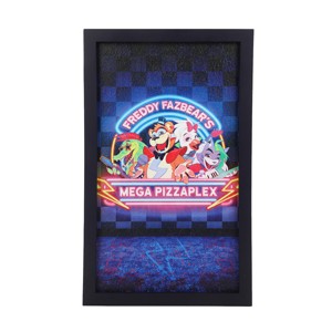 Five Nights At Freddy's Freddy Fazbear's Mega Pizzaplex 11" X 18" Wall Frame - 1 of 4