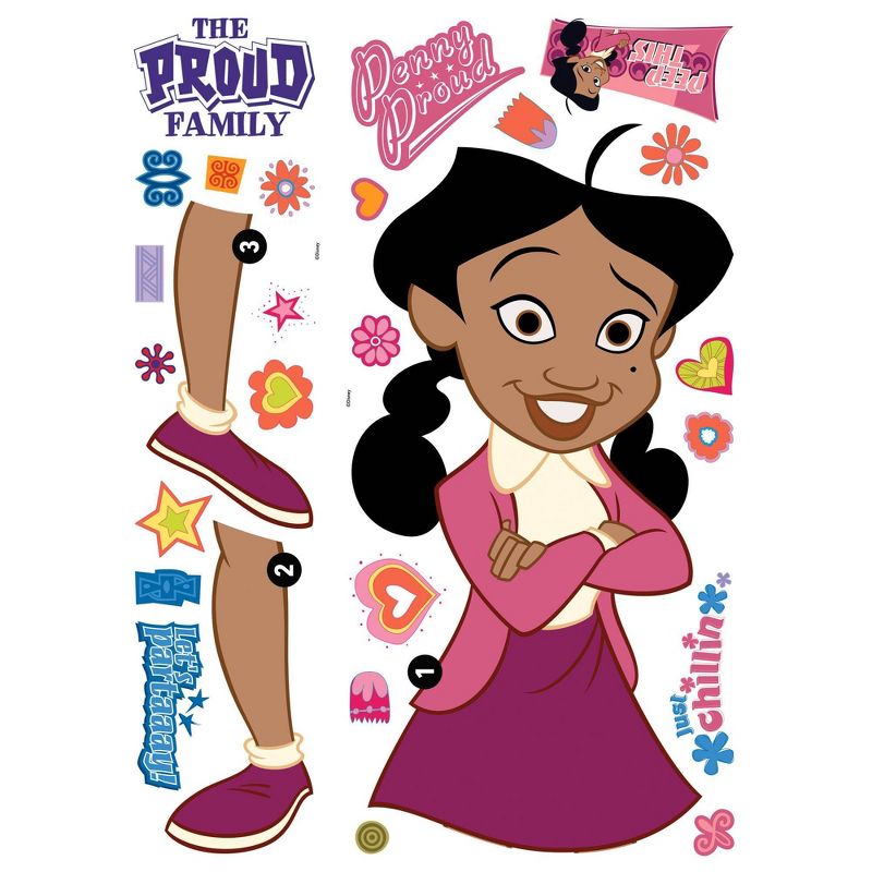 The Proud Family Penny Giant Kids&#39; Wall Decals - RoomMates, 4 of 9