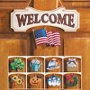 Collections Etc Seasonal Welcome Sign Decoration - 10 Piece Set SMALL - image 2 of 2