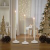 HGTV Flameless Heritage Candle Set White Base - National Tree Company - 2 of 4