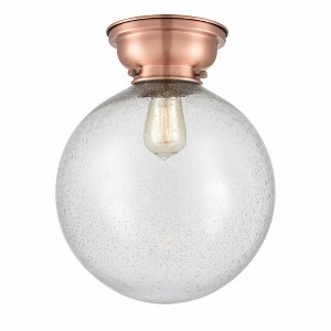 Beacon - 1 Light Flush Mount In Industrial Style-13.15 Inches Tall and 12 Inches Wide - 1 of 1